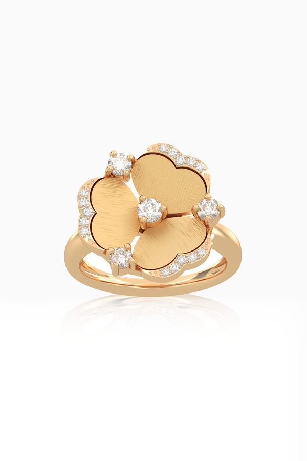 Hana Bloom Diamond Mini Ring